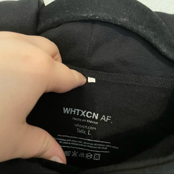 NWOT WHTXCN. Hoodie pandemic day number X sz.L unisex - Picture 3 of 4